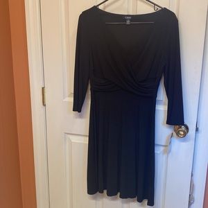 NWT: Chaps Petite Medium Dress Black - originally $95